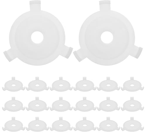 FIXOSHEE 24 Piezas Anillos Reductores para Pantallas de Lámpara Adaptadores de Casquillo para Tulipas y Bombillas LED Frías Accesorios para Lámparas de Mesa con Instalación Segura y