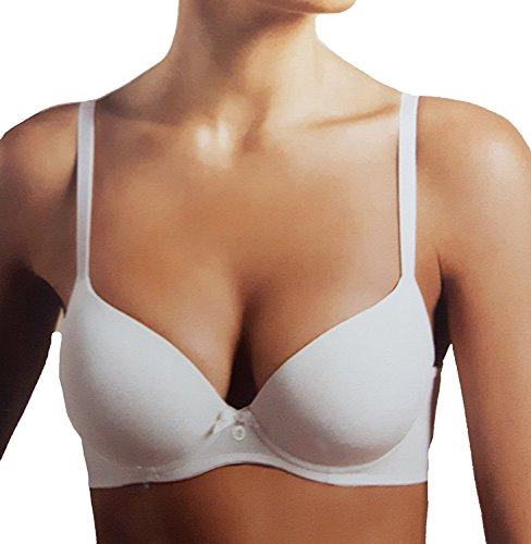 Laura Biagiotti Reggiseno Push up Gel Art.Giulia 90131 Coppa B con Ferretto (3, Bianco)
