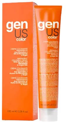 GenUs Color 4.22 Castano Viola Intenso - Crema Colorante Permanente - 100 ml
