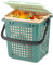 bioMat AirBox Biomülleimer Küche, inkl. 7l Kompostierbare Papierbeutel (80 Tüten), Reduziert Gerüche, Made in Germany