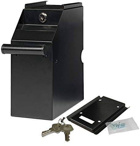 UNDER COUNTER CASH CACHE BANK NOTE NOTES MONEY POS POINT OF SALE SAFE BOX