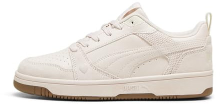 PUMA Damen Rebound v6 Low Coquette Sneaker, Island Pink-Alpine Snow, 39 EU