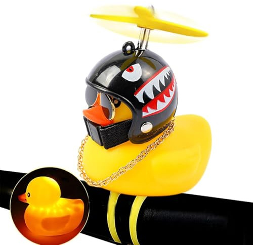 Tomedeks Patitos de Goma, Timbre Bicicletas Infantil, Bocina Bicicleta Infantil, Patos de Goma, Moto Juguete (06 amarillo)