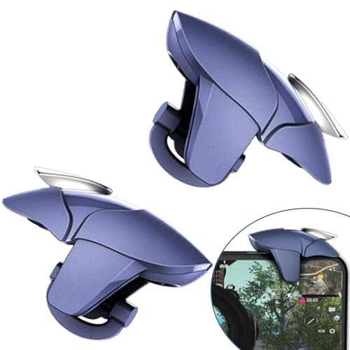 1 Paar Mobile Controller, PUBG Game Trigger Handy-Spielauslöser Shoot Sensitive Joystick Gaming Gadgets Aim & Fire Game Phone Button Empfindlichen Ziel Feuerauslösern G21 Kompatibel mit Smartphone (C)