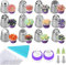 47 Set de Douilles Patisserie Russes - Kit Patisserie - Ustensiles à Pâtisserie - Accessoire Patisserie - Set de Douille Patisserie - Poches a Douille