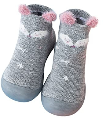 Generisch Lauflernschuhe Baby Winter Krabbelschuhe Baby Sockenschuhe Warm Kleinkind Turnschuhe rutschfeste Sportschuhe Flache Hallenschuhe Bequeme Barfußschuhe Weich Winterschuhe Baumwollschuhe