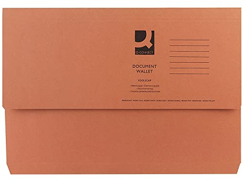 Q Connect KF23014 Dokumententasche/Mappe, 285 g/m², A4-Format, Orange