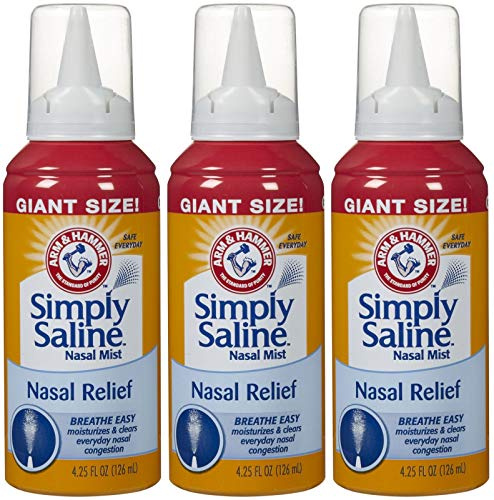 SIMPLY SALINE GIANT SIZE 4.25 OZ, Pack of 3