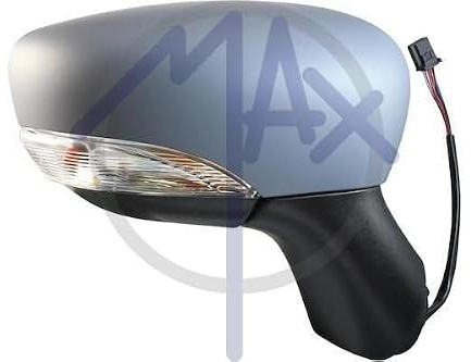 MAX MRN134-R Specchietto retrovisore esterno termico convesso per regolazione elettrica specchio con sensore temperatura Dx Compatibilità con RENAULT Captur J5, H5