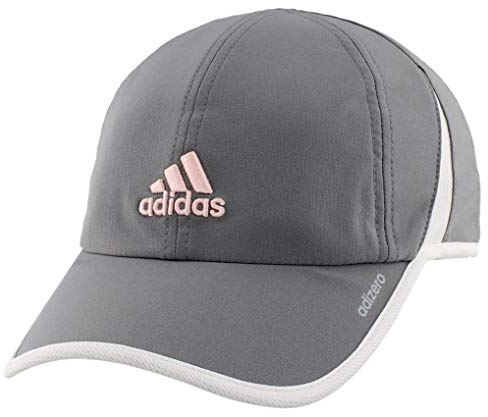 adidas Damen Adizero Ii Cap, Grau/Weiß/Hawthorne Pink, Einheitsgröße