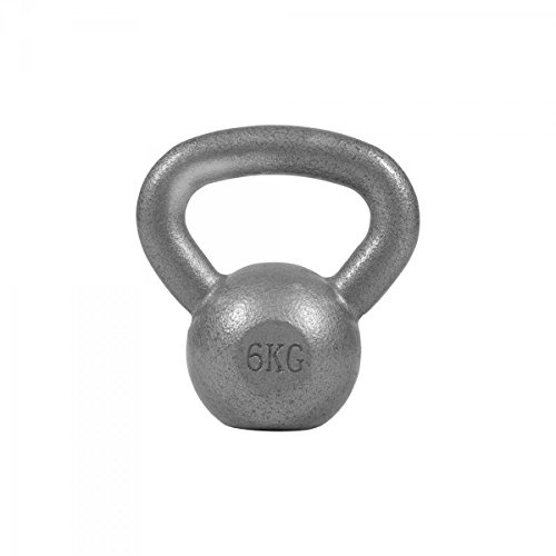 GORILLA SPORTS® Kettlebell - 2 bis 32 kg Gewichte, Einzeln / Set, Gusseisen, Bodenschonend, Silber oder Schwarz - Kugelhantel, Schwunghantel, Kugelgewicht, Rundgewicht, Krafttraining