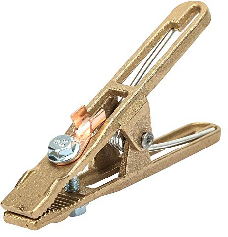 Welding Earth Clamp, Pinza de Soldadura de Cocodrilo, Latón 260/300/500A A Abrazadera de Soldadura a Tierra de Soldadura a Tierra para Máquina de Soldar(260A), Pinza de Tierra