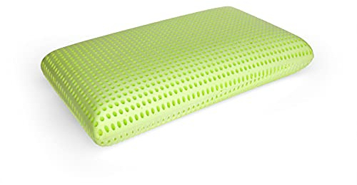 Dmora Talamo Italia - Talamo Italia Cuscino per letto, 100% Made in Italy, Guanciale sfoderabile a saponetta in Memory Foam, Anallergico e Traspirante, 70x40xh16 cm