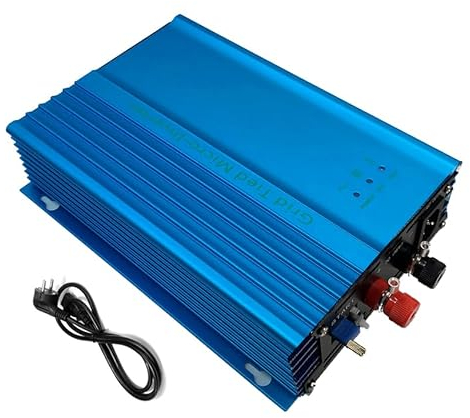 SOGTICPS 500 W netzgekoppelter Wechselrichter DC16 V - 28 V MPPT Reiner Sinus AC230 V Ausgang für 12 V Solarmodule, einstellbare 12 V Batterieentladung