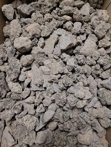 Generisch 15kg Lavasplitt/grober Lava-Mulch 2-8cm / natürliches Lavagestein, kleine Lavasteine/Bodengrund für Einrichtung von Garten, Aquarium und Terrarium