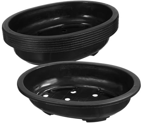 ORFOFE 6pièces Pots De Fleurs Plastique Éléments Décoratifs pour Jardin Balcon Et Intérieur Résistants Et