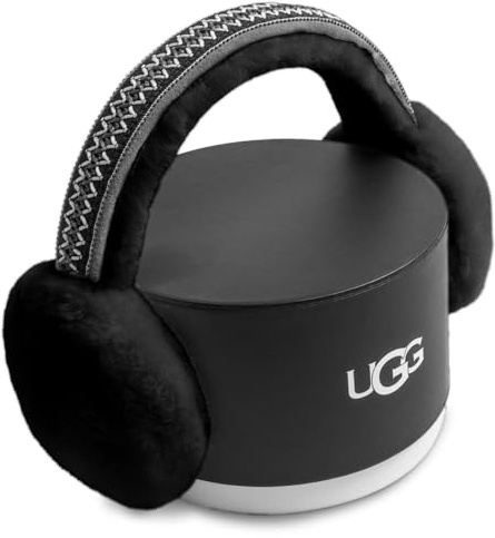 UGG, Womens, Tasman Sheepskin Earmuffs, Black II, One Size