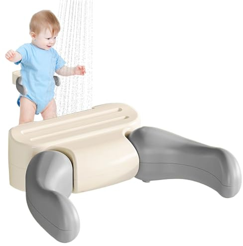 Supporto Per Bagnetto Per Stare In Piedi, Rastrelliera Da Bagno A Parete Per, Installazione Senza Fori, Risparmio Spazio, Supporto Stabile Antiscivolo Per Bagno Casa