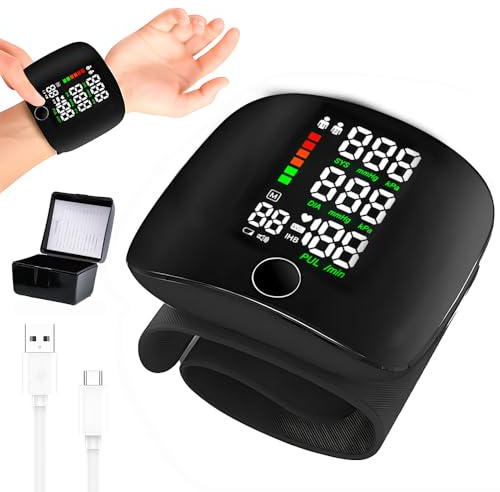 NAVESO Blutdruckmessgerät Handgelenk,Blutdruck Messgerät Handgelenk Digital, Automatische Deutsche Ausgabe, Handgelenk-Blutdruckmessgeräte, 99x2 Messwertspeicher, Blutdruckmesser für Den Heimgebrauch