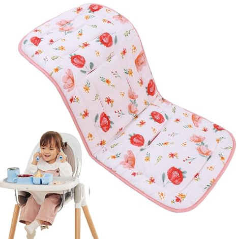 Reversible Pram Liner - Baby Pushchair Seat Liners, Cotton Coolings Pram Liner Baby Pushchairs Cooling Pad, Babys Stroller Gel Cooling Pad for Pushchair Prams Stroller Car Seat Mattress