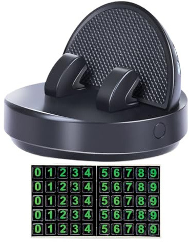 baabeash Car board mobile phone holder, vehicle dashboard mobile phone holder, smartphone holder with parking disc for car transporter minivan