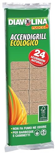 Allume-feu écologique Lot de 24 Cubes de Diavolina Cuties 6 conf
