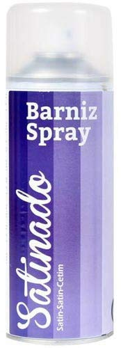 BARNIZ SATINADO SPRAY ARTIS DECOR 400ML (MADERA, CRISTAL, PAPEL, CERÁMICA, METAL)