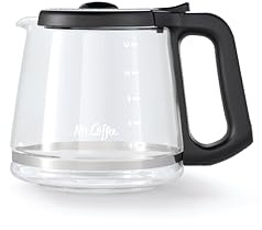Mr. Coffee 12-Cup Replacement Carafe – Compatible with Mr. Coffee 12 Cup Machines, Glass Pot with Black Handle