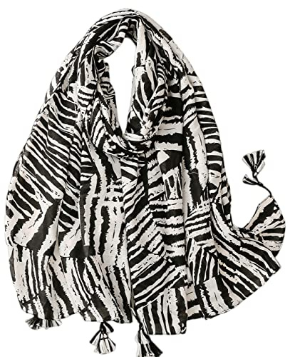FAIRYGATE Scarves for Women UK Colourful Shawl Wrap Large Soft Tassel Scarf Ladies Scarfs 47025