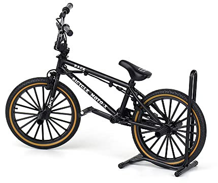 Jiahuade Fahrrad Modell Deko Fahrrad Miniatur 1:8 (6.97 * 4.72 Zoll) Collection Deko Druckguss Spielzeug Mini Bend Fahrrad Modell Rennrad Mountainbike (J)