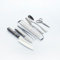 Chef Frank Haasnoot Kit per Impiattare | Set di Utensili Premium | Nero | 7 pezzi con custodia | Set da cucina | Pinze per Decorare e Cucchiaio per Quenelle | Decorazione Piatti | Pasticceria e Cucina