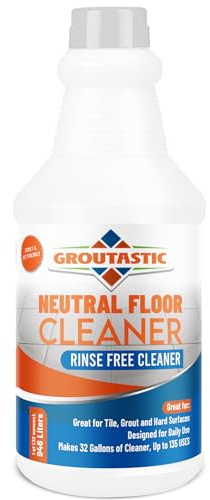 Groutastic pH Neutral Floor Cleaner – No Rinse Daily Mopping Solution for Tile, Stone, Marble & Hardwood – Streak-Free, Residue-Free, Professional Grade Concentrate