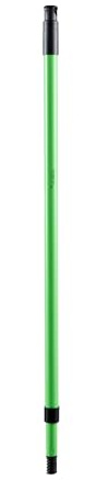 Restaurantware Green Steel Section Telescopic Handle, 29.5 x 0.8 in