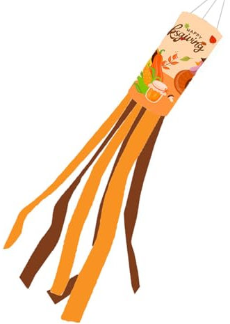 Storage Bag Manica a vento autunnale del Ringraziamento resistente 71,1 cm accenti per casa e giardino