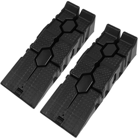 Automotive Leveling Ramp, 6,000lb Capacity, High Load Car Ramps Anti Slip Grooves, and Rubber Blocks, Ideal for Home Garage or Shop