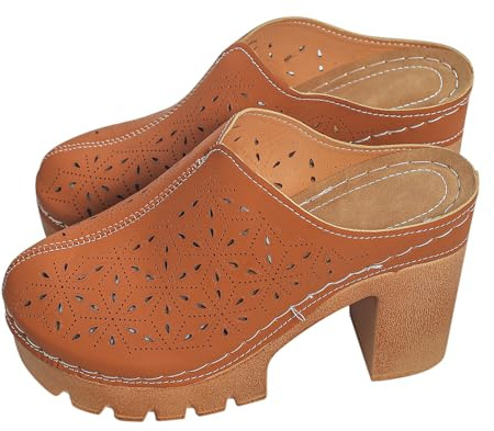 Sandale Femme Confortable Bout Fermé - Chaussures Retro Femme Vintage