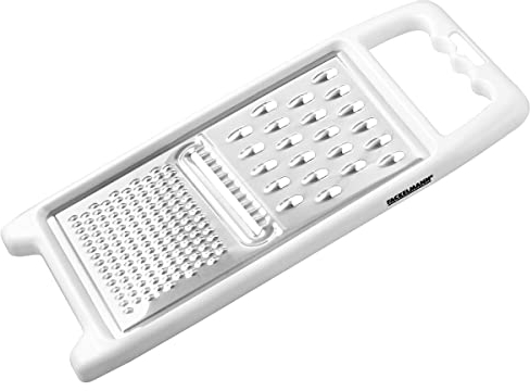 Fackelmann Grattugia Piatta Affettaverdure a 3 Funzioni, Metallo, Multicolore