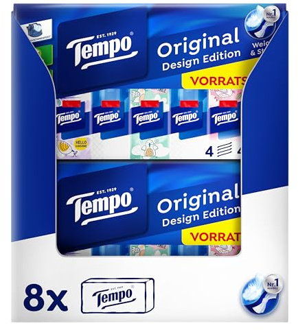 Tempo Fazzoletti classici 42 unitò x 10 pezzi