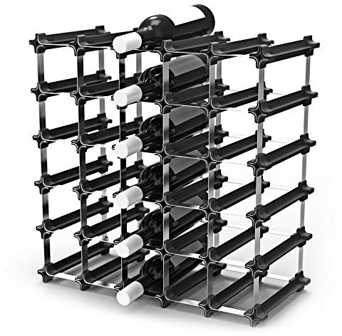 NOOK Wine Rack Medium Kit 25 - Bottle Rack with Modular System - Practical Wine Rack Bottle Holder