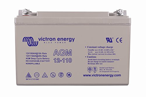 Victron Energy AGM 110Ah 12-Volt Deep Cycle Battery (M8)