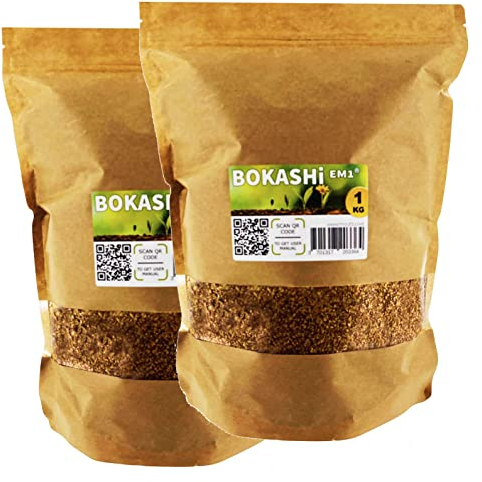 WormBox Bokashi 2kg, acceleratore/attivatore ad Alta fermentazione Biologica Em-1® per compostiera