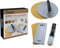 ROLLINGDOG Pole Sander-Hand Sander,Corner Sander,Radial Sander,Rectangular Sander,with 12PCS Oxide Mesh Sandpaper(2PC Each 80,120,240 Grit) for Wood,Metal Cleaning and Polishing