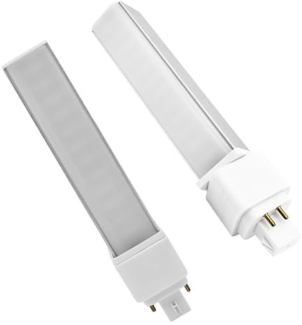 QLEE G24q 4-polige Led-glühbirne Pl-c Nachrüstung Cfl-ersatz 26w 1400 Lumen 314° Frei Drehen Flimmerfrei Frei Horizontal Versenkt Grüne Glühbirne Weiches Warmweißes Licht 3000k 2 PCS Pack