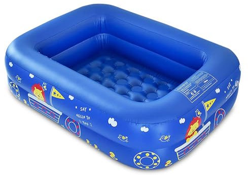 Sunshine smile Piscina Gonfiabile Bambini,Giardino Piscina Baby,Piscinette Giocattoli Estivi,All'Aperto Piscina,Piscina Estiva Per Baby Bambini Neonato