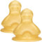 NUK First Choice+ Latex Replacement Teats | 6-18 Months with Large Feed Hole | 2 Count