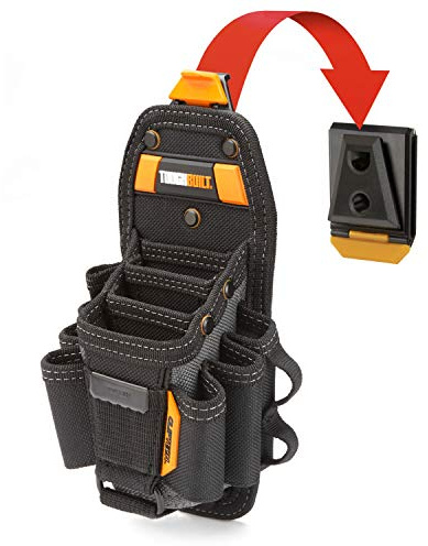 ToughBuilt ClipTech Series - Technician 10-Pocket Tool Organizer, Durable Tool Bag with Reinforced Pockets for Small Parts & Fasteners (TB-CT-36-M10)