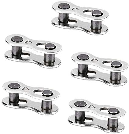 Eslabones de Cadena de Bicicleta, 5 Pares, Conector de Liberación Rápida, para Velocidad 6/7/8