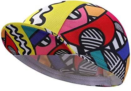 Bikingbros Funny Cycling Cap - Polyester Cartoon Cycling Hat-Under Helmet - Cycling Helmet Liner Breathable&Sweat Uptake