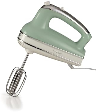 Ariete 1548 Batidora de Mano Vintage 450W 5 Velocidades Función Turbo 2 Batidores Verde