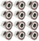 Somoke Lot de 12 sacs d'aspirateur de rechange pour aspirateur Kobold VK7 FP7